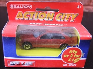Mercedes C Class Red 1/64 Scale - Realtoy Action City Boxed - Picture 1 of 1