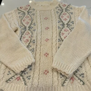 Vintage 1990 American Weekend Sweater size Large BEAUTIFUL 💕 - Picture 1 of 5