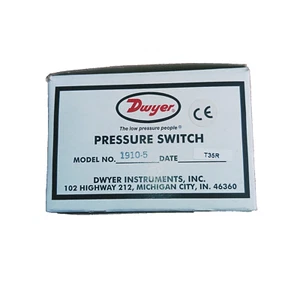 Dwyer Pressure Switch Series 1900-5, 1.4-5.5 W.C. - Picture 1 of 4