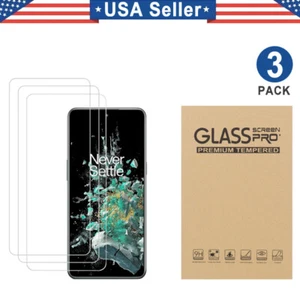 3PCS Tempered Glass for OnePlus 6 6T 7 7T 7 Pro 8 8T 8 Pro 9 10T 10 Pro 12 - Picture 1 of 13