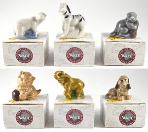 WADE SET 2, 2000 SET B COMPLETE SET OF 6 ALL BOXED, ZEBRA, BEAVER, DOG, ETC - Picture 1 of 1