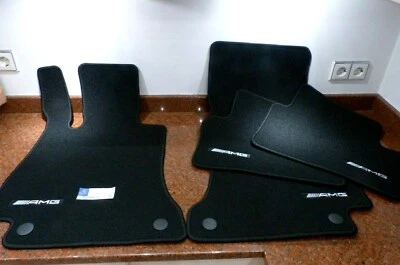 Original AMG floor mats Mercedes CLS C257 GT W290 X290 black from 03/2018 - Image 1 of 4