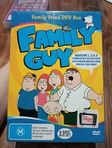 Family Guy Boxset : Seasons 1 & 2 & 3 (9x DVD, 2005) Region 4 Seth MacFarlane - Picture 1 of 24