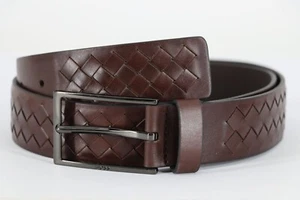 Cinturón HUGO BOSS, Mod. Carmello-Wn1_Talla 35, Gr. EU 90, US 34, Hecho a mano en Turquía - Imagen 1 de 4