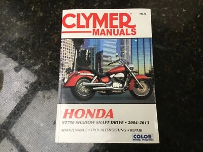 HONDA VT750 SHADOW 2004 to 2013 With Shaft Drive SERVICE REPAIR MANUAL BY CLYMER - Image 1 of 4