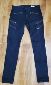 Rag & Bone Skinny Jeans, Moto Zipper Jeans, Size 28, Excellent! - Picture 1 of 8