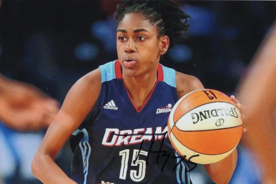 TIFFANY HAYES WNBA Dream Basketball Auto Autographed Signed 4x6 Photo C - Image 1 of 1