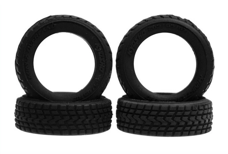 Reifen 1:24 fein 10 mm 50 Grad Shore 4 Stk Mini-Z Overland Kyosho MVT-04 - Bild 1 von 1