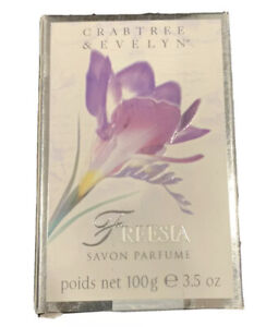 Freesia Crabtree & Evelyn Soap Vintage 100 g 3.5 oz New in Box