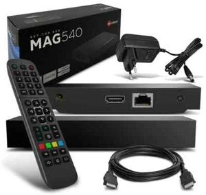 MAG540 Original Infomir, Linux 4K UHD 60FPS IPTV Set Top Box Multimedia Player - Foto 1 di 6