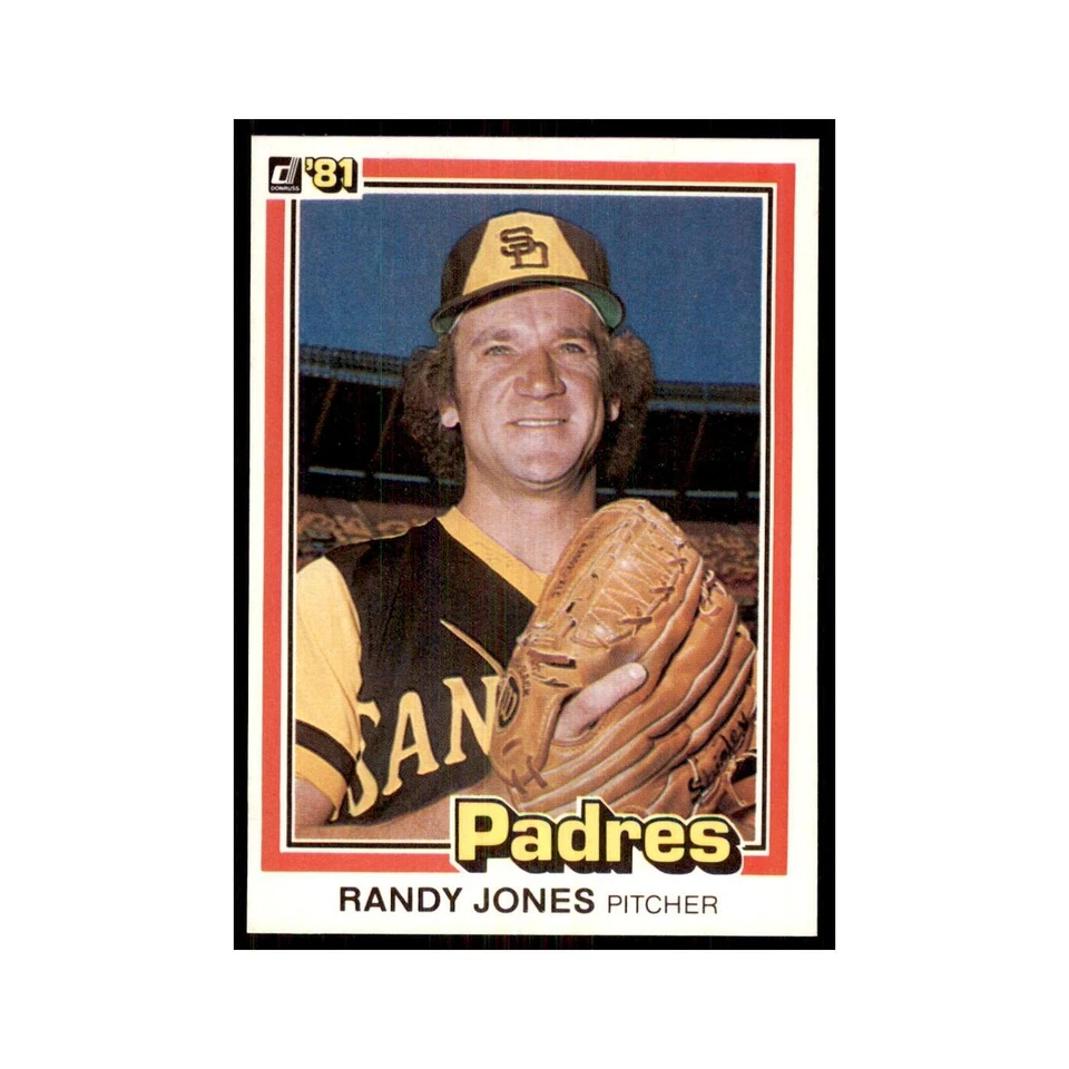 1981 Donruss Randy Jones Baseball Cards #122.0 - Image 1 of 3