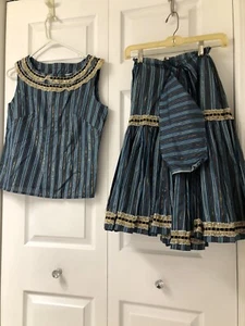 Abito da ballo donna vintage quadrato incompiuto - Foto 1 di 3