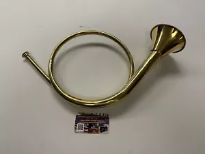 Spielbares Vintage Messing Bugle Französischhorn 9"" Durchmesser - Bild 1 von 4