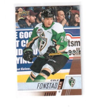 2017-18 Upper Deck CHL Base Card # 181 Cole Fonstad Prince Albert Raiders WHL