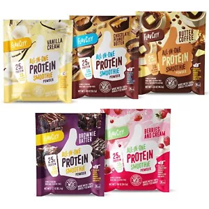 All-in-One Protein Smoothie Powder, Variety Pack (5 Single Serve Packets) - Picture 1 of 8