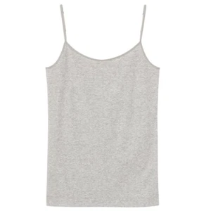 MUJI Organic Cotton Min Camisole Women's Seamless knit body smooth Gray M size - Imagen 1 de 1