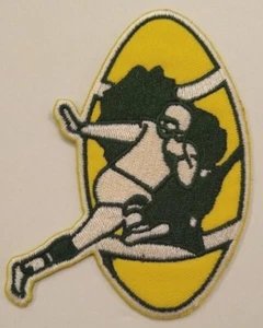PARCHE DE RETROCESO DE LOS Green Bay Packers ~ @ 4" x 3" ~ Costura de hierro ~ NFL ~ Correo gratuito de EE. UU. - Imagen 1 de 2