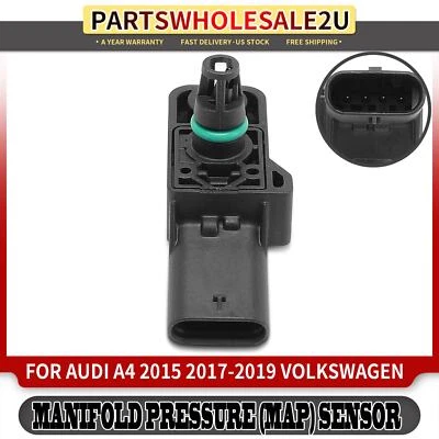 Датчик давления коллектора (MAP) для Audi A4 2015-2019 A3 Volkswagen Golf R GTI S3 - Изображение 1 из 4