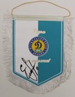 Official Pennant Signed Serhiy Rebrov Dynamo Kyiv, Tottenham, West Ham & Ukraine