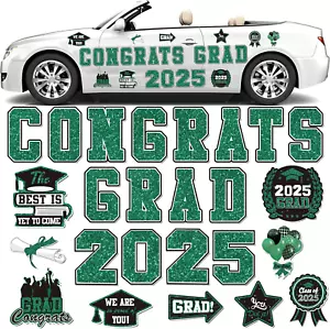 2025 Graduation Car Magnet Decoration 25Pcs, Magnetic Congrats Grad 2025 Refrige - Picture 1 of 12