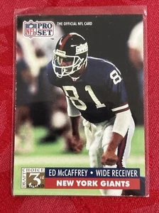 1991 Pro Set #812 edición McCaffrey New York Giants elección draft radiocontrol - Imagen 1 de 7