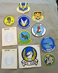 U.S.A.F. LOTE DE CALCOMANÍAS Y PEGATINAS - AÑOS 80 - 90 - Imagen 1 de 5