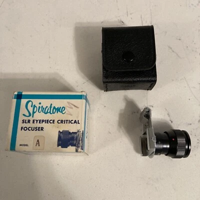 Spiratone SLR Eyepiece Critical Focuser Model A With Black Case In Original Box - Image 1 of 4