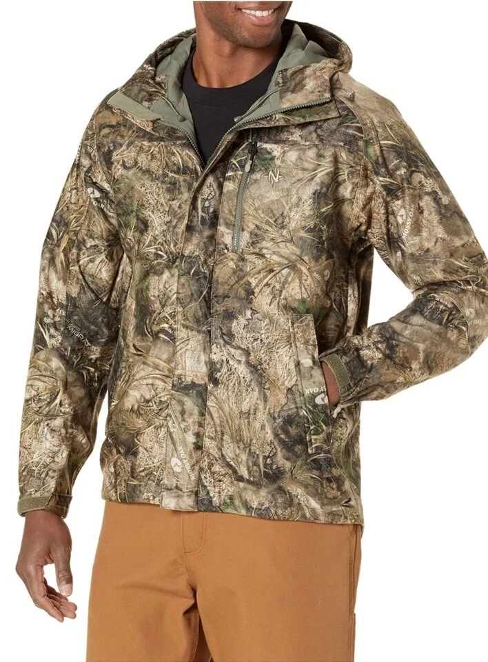 Nomad Men's Hailstorm Water & Windproof Hunting Jacket Mossy Oak Migrate 2xl