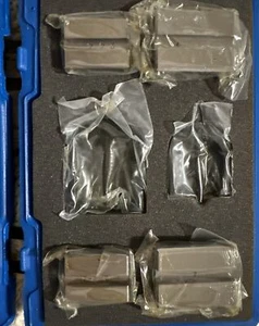 Westward New Steel V-Block Set 8 Pc 4KY25A Damaged Box See Photos - Picture 1 of 3