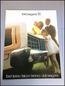 1970 Ford Station Wagon Car Sales Brochure Catalog LTD Galaxie Torino Falcon Van - Picture 1 of 8