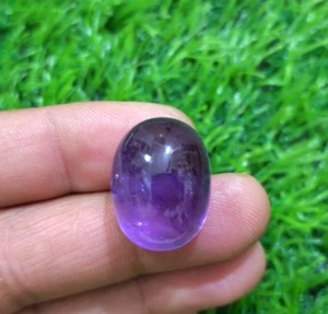 Natural AAA+ 52 Crt Purple Amethyst Oval Shape Loose Gemstone Jewelry For Making - Picture 1 of 9