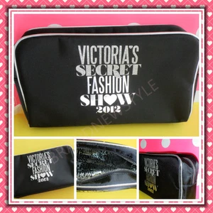 Victoria's Secret Fashion Show BLACK MAKEUP Cosmetics BEAUTY Travel Bag NEW - Picture 1 of 1