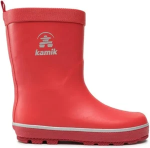 Kamik Kids Splashed2 Red Rain Boots Size 1 - Gently Used - Picture 1 of 5