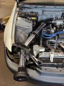3" inch All Motor Through Headlight Intake w/filter for Honda Acura B Srs EG EK - Picture 1 of 7
