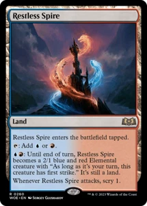 RESTLESS SPIRE X 1 N/M WILDS OF ELDRAINE MAGIC THE GATHERING - Imagen 1 de 1