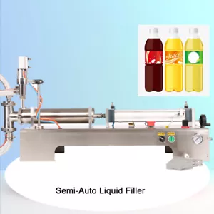 Riempitrici liquide semiautomatiche tazza bottiglia succo bottiglia - Foto 1 di 8
