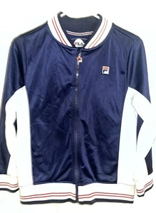 Fila Navy Settanta Track Jacket Youth Medium - Picture 1 of 4