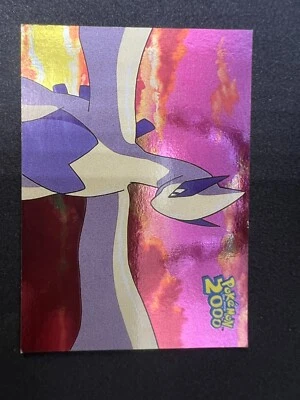 Topps Pokemon The Movie 2000 Lugia Checklist Card Rainbow Holo Foil - Image 1 of 4