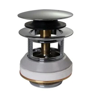 NEW Westbrass Integrated Overflow Round Bath Tub Drain D98LTB-05 Polished Nickel - Picture 1 of 2