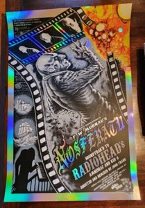 Emek Nosferatu x Radiohead Foil Silent Synced Nakatomi Iridescent Foil /50 - Picture 1 of 9
