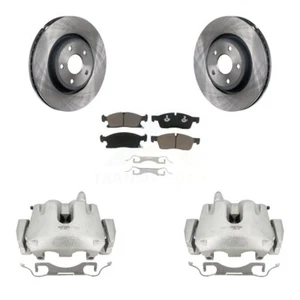 Front Brake Caliper Rotors Ceramic Pad Kit For Jeep Grand Cherokee Dodge Durango - Picture 1 of 10