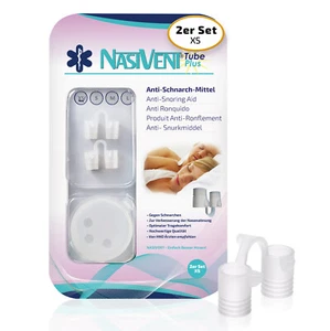 Nasivent Tube Plus - Anti Schnarch Mittel - Größe XS - 2er Set