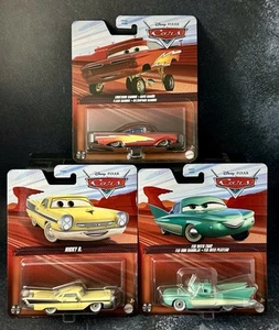 FLO with TRAY Variation Nicky B LIGHTNING RAMONE YOU GET ALL 3 Disney Pixar CARS - Picture 1 of 13