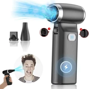 Compressed Air Duster Rechargeable Blower Fan 110000RPM PC Duster Keyboard Mini  - Picture 1 of 13