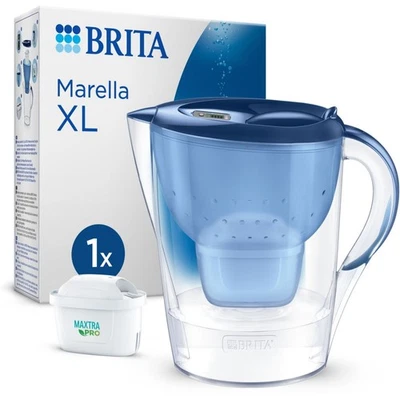 Carafe filtrante BRITA marella XL bleu - Photo 1/4