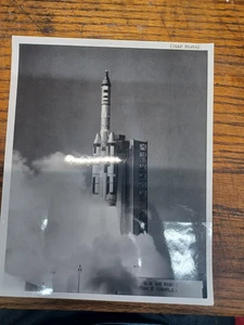 NASA USAF MOL Gemini imagen de lanzamiento BW 8 x 10 foto - Imagen 1 de 2