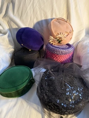 Vintage 1940s Women’s Hat Lot - Set Of 6 - Image 1 of 4