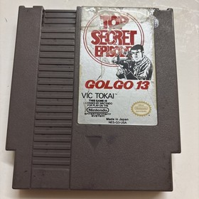 Golgo 13 Top Secret Episode Nintendo NES Cartridge Only