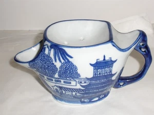 Tazza da barba Victoria Ware Ironstone Blue Flow vintage - Foto 1 di 7
