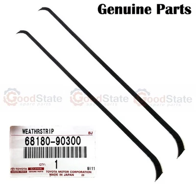 Genuine Toyota LandCruiser HJ45 FJ45 Front Outer Door Belt Weatherstrip x2 - Image 1 of 3